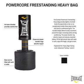 Everlast Powercore Freestanding Punch Bag Dynamo Fitness