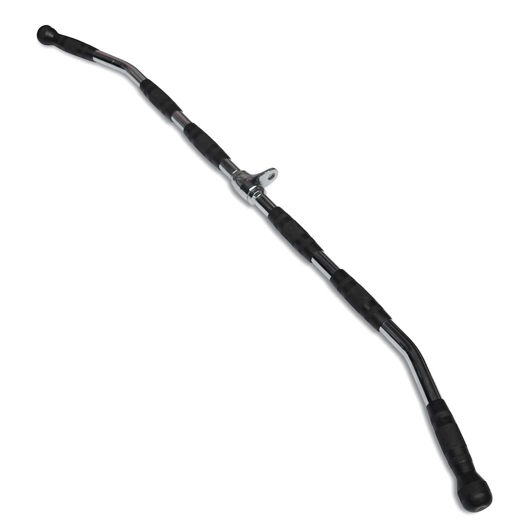 Revolving Rubber Lat Pull Down Bar 1.2m Dynamo Fitness