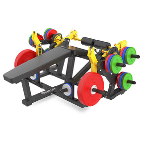 Reeplex Commercial Plate Loaded Iso-Lateral Prone Leg Curl 