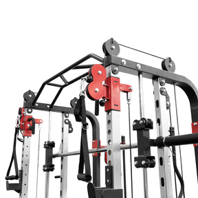 Impact Fitness MT Multi Trainer + Adjustable Bench + 100kg Olympic Weights + Olympic Barbell