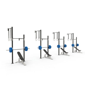 Reeplex 4 Squat Cell Wall Mounted Commercial Rig