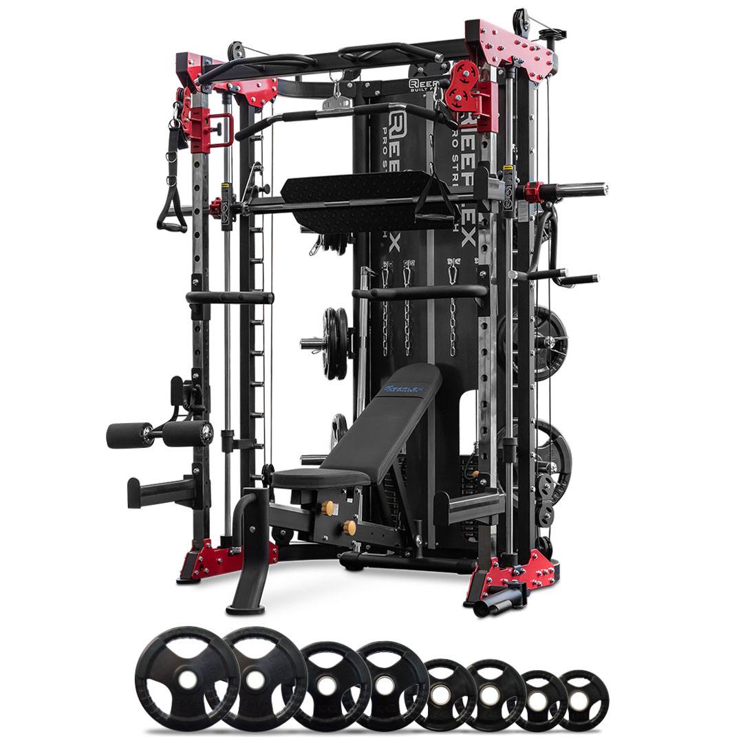 Reeplex CBT-PN FID Bench 100kg Olympic Weights Leg Press