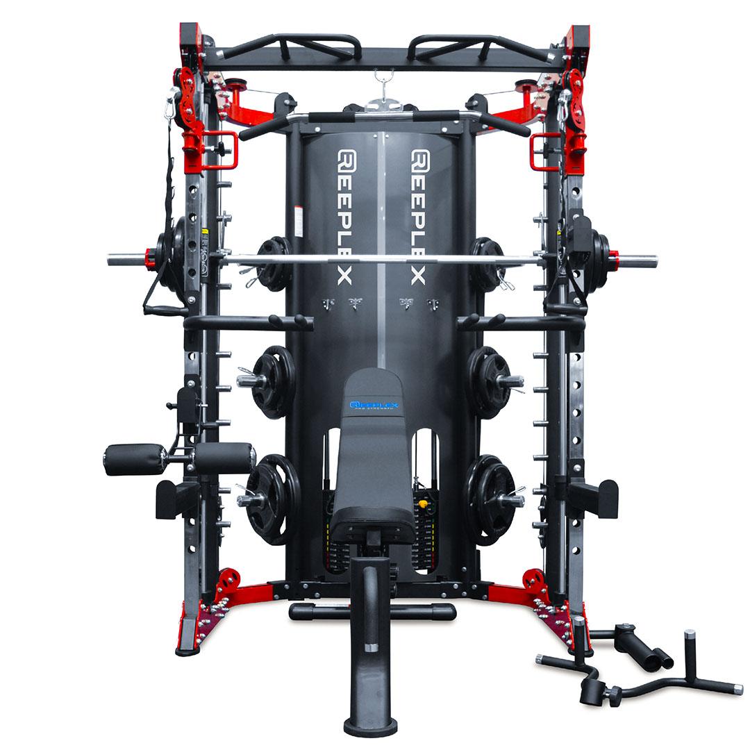 Reeplex CBT-PN + FID Bench + 100kg Olympic Weights + Leg Press Attachment