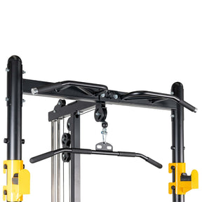 Reeplex RM70 Multi Station Squat Rack + Bench + 120kg Bumper Weight Set