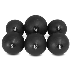 3 kg - 12 kg slam balls bundled together