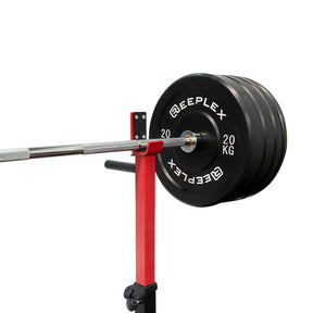 Reeplex SR10 Squat Rack + Adjustable Bench + 120kg Black Bumper Set