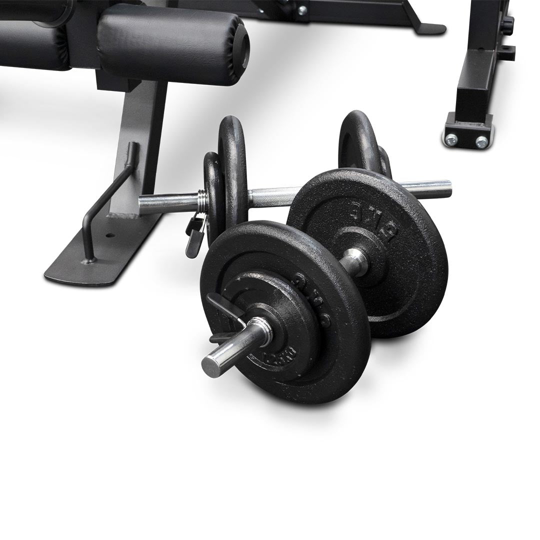 SR10 Squat Rack Barbell Weights Bench Set