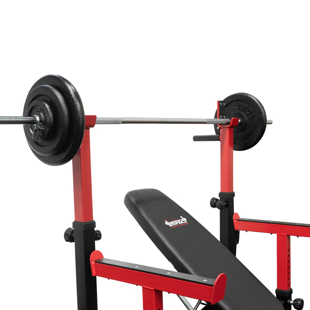 SR10 Squat Rack Barbell Weights Bench Set