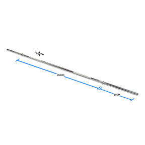 Standard 6ft / 1.8m Barbell with Spring Clips