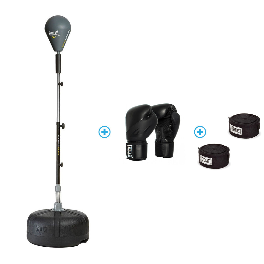 Everlast Boxing Bundle with Stand Dynamo Fitness Equipment
